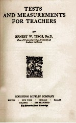 <em>TEST</em>S AND <em>MEASUREMENT</em>S FOR TEACHERS