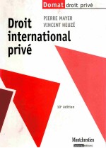 <em>DROIT</em> INTERNATIONAL PRIVE