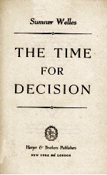 <em>THE</em> TIME <em>FOR</em> DECISION