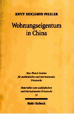 WO<em>H</em>NUNGSEIGENTUM IN C<em>H</em>INA