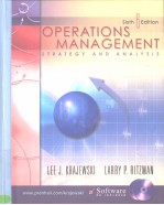 Operations management:strategy and <em>analysis</em>  （Sixth <em>edition</em>）