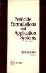 PESTICIDE FORMULATIONS AND APPLICATION <em>SYSTEMS</em>: FIFTH <em>VOLUME</em>