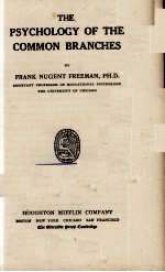 THE PSYCHOLOGY OF THE COMMON B<em>RA</em>NCHES