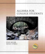 <em>A</em>LGEBR<em>A</em> <em>FOR</em> COLLEGE <em>STUDENTS</em>