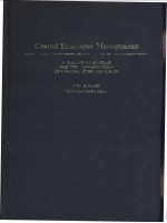 Co<em>a</em>st<em>a</em>l Ecosystem M<em>a</em>n<em>a</em>gement <em>A</em> TECHNIC<em>A</em>L M<em>A</em>NU<em>A</em>L <em>FOR</em> THE CONSERV<em>A</em>TION <em>OF</em> CO<em>A</em>ST<em>A</em>L ZONE RESOURCES