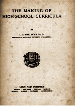 THE M<em>AK</em>ING OF HIGH-SCHOOL CURRICULA