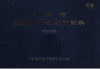 <em>河南</em>省预算外资金统计资料  1987年