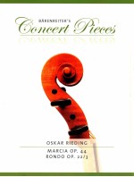 Barenreiter Concert Pieces Marcia op.44  Rondo op. <em>22</em>/3