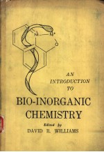 <em>AN</em> <em>INTRODUCTION</em> TO BIO-INORG<em>AN</em>IC <em>CHEMISTRY</em>