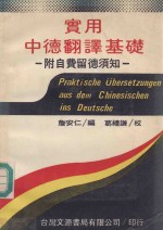 实用中德翻译基础  附自费留德须知
