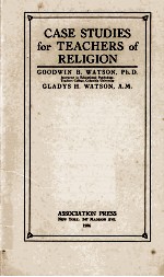 CASE S<em>T</em>UDIES FOR <em>T</em>EACHERS OF RELIGION