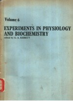EXPERIMENTS <em>IN</em> PHYSIOLOGY AND BIOCHEMISTRY Volume 6