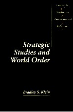 STRATEGIC STU<em>D</em>IES AN<em>D</em> WORL<em>D</em> OR<em>D</em>ER