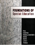 FOUNDATIONS OF SP<em>E</em>CIAL <em>E</em>DUCATION