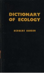 DICTION<em>A</em>RY <em>OF</em> ECOLOGY