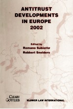 ANTITRUST <em>DEVELOPMENTS</em> IN EUROPE 2002