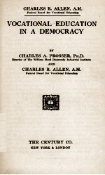 VOC<em>AT</em>ION<em>AL</em> EDUC<em>AT</em>ION IN <em>A </em>DEMOCR<em>AC</em>Y