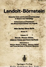 L<em>AND</em>OL<em>T-</em><em>BO</em>RNS<em>TE</em>IN GROUPPE III:CRYS<em>TA</em>L <em>AND</em> SOLID S<em>TA</em><em>TE</em> PHYSICS VOLUME 13 ME<em>TA</em>LS:PHONON S<em>TA</em><em>TE</em>S