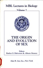 MBL <em>Lectures</em> <em>in</em> Biology <em>Volume</em> 7 THE ORIG<em>IN</em> AND EVOLUTION OF SEX