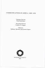 COMMUNICATIONS <em>IN</em> AFRICA