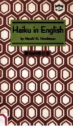 HAIKU <em>IN</em> ENGLISH