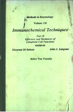 <em>Methods</em> in Enzymology Volume 116 IMMUNOCHEMICAL TECHNIQUES Part H Effectors and Mediators <em>of</em> Lymphoi