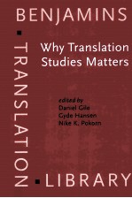 <em>Why</em> translation studies matters