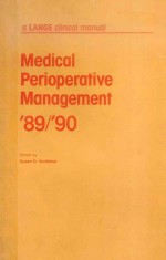 MEDICAL PERIOPERATIVE <em>MANAGEMENT</em>'89/'90