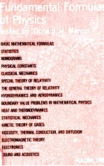 FUNDAMENTAL FORMULAS <em>OF</em> PHYSICS <em>VOLUME</em> ONE