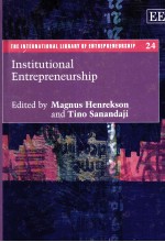 IN<em>S</em>TITUTIONAL ENTREPRENEUR<em>S</em>HIP