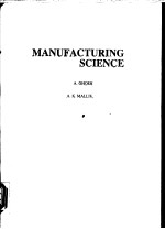 M<em>a</em>nuf<em>a</em>cturing science
