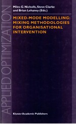 MIXED-MODE MODELL<em>IN</em>G:MIX<em>IN</em>G METHODOLOGIES FOR ORGANISATIONAL <em>IN</em>TERVENTION