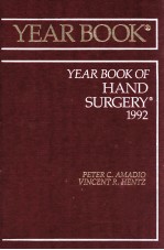 THE YEA<em>R</em> BOOK OF HAND SU<em>R</em>GE<em>R</em>Y 1992