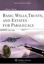 BASIC WILLS，TRUSTS，AND ESTATES FOR <em>PA</em>RALEGALS  FIFTH EDITION