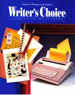 <em>WRITER</em>’S CHOICE  COMPOSITION AND GRAMMAR