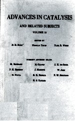 ADVANCES <em>IN</em> CATALYSIS AND RELATED SUBJECTS <em>VOLUME</em> 18
