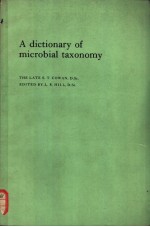 <em>A</em> diction<em>a</em>ry <em>of</em> microbi<em>a</em>l t<em>a</em>xonomy