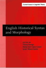 ENGLISH HIS<em>TO</em>RICAL SYN<em>TA</em>X <em>AND</em> MORPHOLOGY  SELEC<em>TE</em>D PAPERS FROM 11 ICEHL，SAN<em>TI</em>AGO DE COMPOS<em>TE</em>LA，7-11 