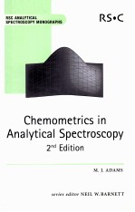 CHEMOMETRICS IN ANALYTICAL SPECTROSCOPY <em>2ND</em> <em>EDITION</em>