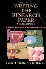 WRITING THE RESE<em>A</em>RCH P<em>A</em>PER <em>FOURTH</em> <em>A</em> H<em>A</em>NDBOOK  <em>EDITION</em>