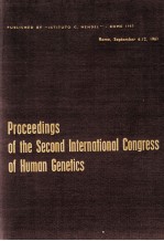 PROCEEDIN<em>GS</em> OF T<em>HE</em> SECOND INTERNATIONAL CON<em>GR</em>ESS OF <em>HU</em>MAN <em>GE</em>NETICS(ROME