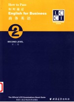 How to Pass English for Business  Secon<em>d</em> Level