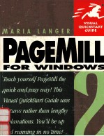 VISUAL QUICKSTART <em>GUIDE</em> PAGEMILL 2 FOR <em>WINDOWS</em>