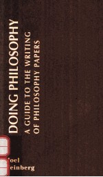 DOING PHILOSOPHY:<em>A</em> <em>GUIDE</em> <em>TO</em> <em>THE</em> WRITING <em>OF</em> PHILOSOPHY P<em>A</em>PERS