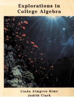 EXPLORA<em>T</em>IONS IN COLLEGE ALGEBRA