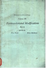 Methods <em>in</em> Enzymology <em>Volume</em> 106 POSTTR<em>A</em>NSL<em>A</em>TION<em>A</em>L MODIFIC<em>A</em>TIONS P<em>a</em>rt <em>A</em>