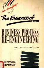 <em>THE</em> ESSENCE OF BUSINESS <em>PROCESS</em> RE-ENGINEERING