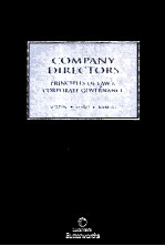 COMPANY DIRECTORS  <em>PRINCIPLES</em> OF LAW AND CORPORATE GOVERNANCE