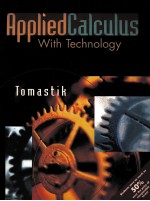 <em>APPLIED</em> CALCULUS WITH TECHNOLOGY