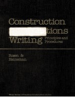 CONSTRUCTION SPECIFICATIONS WRITING:<em>PRINCIPLES</em> <em>AND</em> PROCEDURES <em>THIRD</em> <em>EDITION</em>